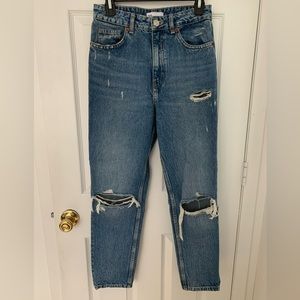 Zara distressed jeans